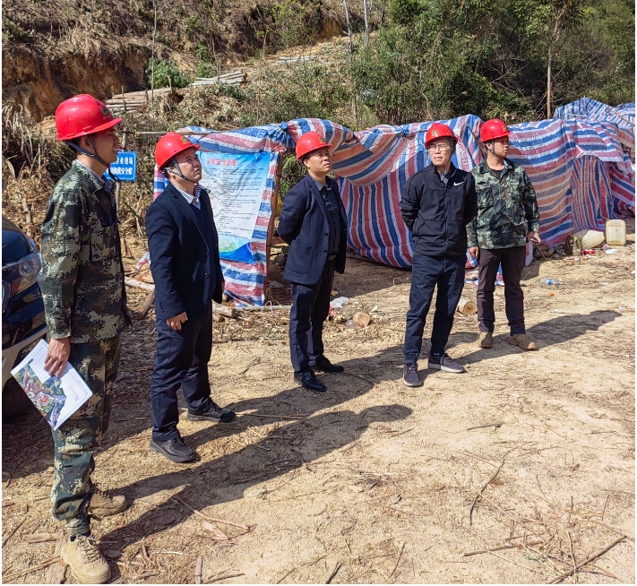 赵文东赴梅州市五华县华阳镇红洞村伐区检查指导工作
