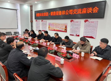 跨区联动，共“树”未来：鹿鼎集团与肇鼎储备林公司举行工作座谈交流