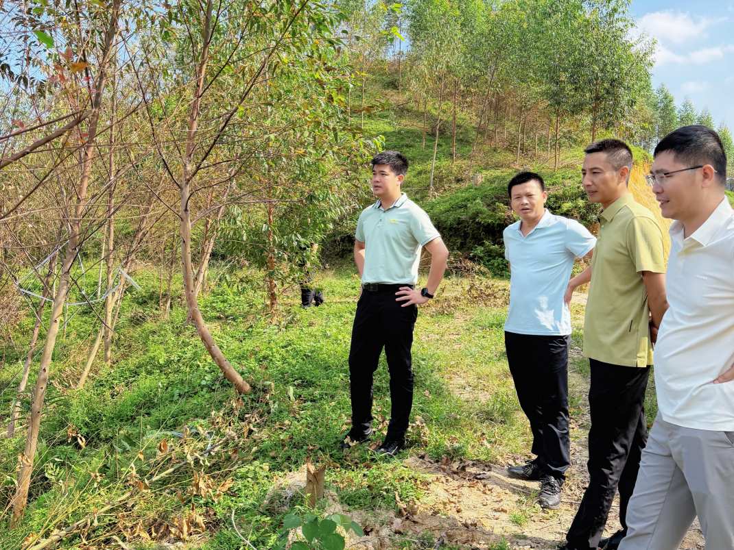 廖长琨到梅州分公司指导工作